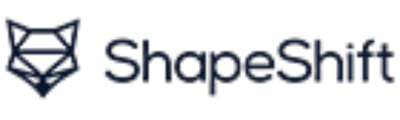 ShapeShift logo with fox emblem and wordmark