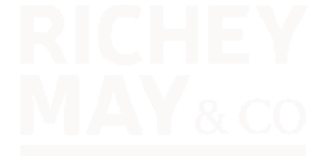 Richey May & Co. logo on black background